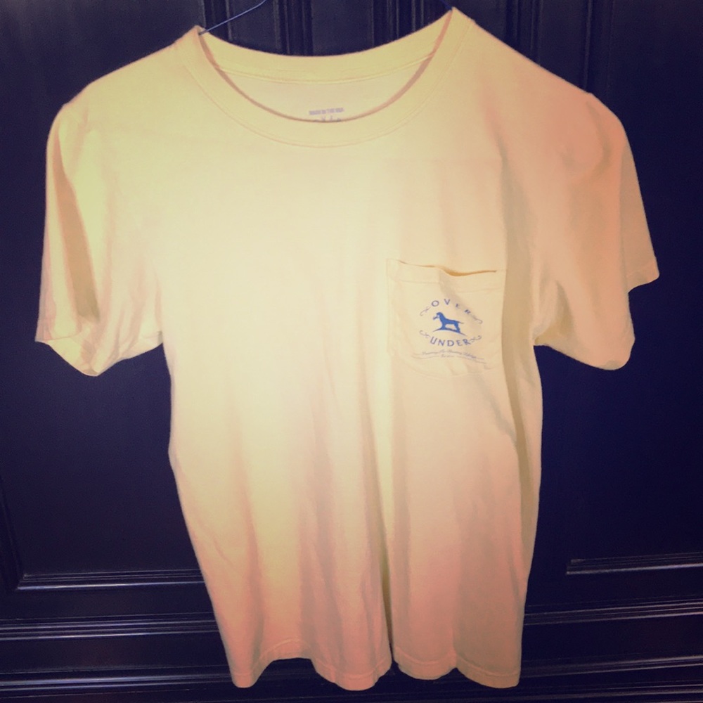 Over Under adult small yellow crab T-shirt